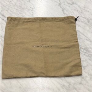 Bottega Veneta Tan Soft Flannel Like Sleeper Bag Storage Bag Travel Bag